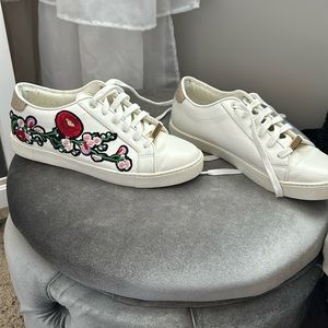 ALDO White Sneakers with Floral